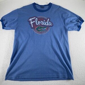 Florida Gators Team Edition Apparel Licensed Shirt Blue‎ L Retro Vintage